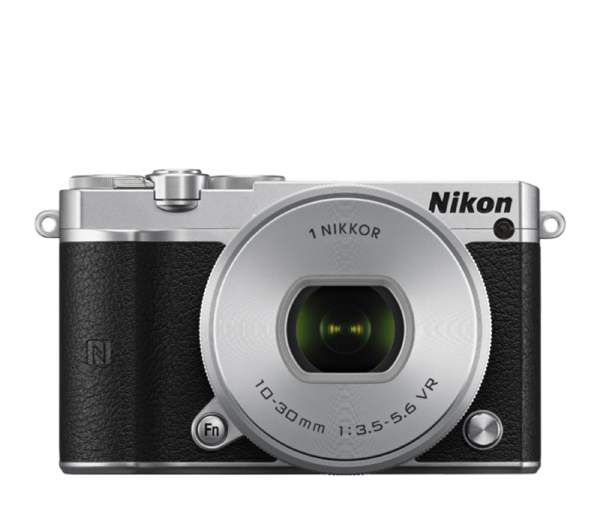 Nikon 1 J5 Digital Camera with 10-30mm Lens Silver, camera mirrorless cameras, Nikon - Pictureline  - 1