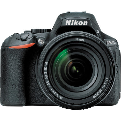 Nikon D5500 DX Digital SLR w/ 18-140mm DX f3.5-5.6 VR Lens Black, discontinued, Nikon - Pictureline  - 1