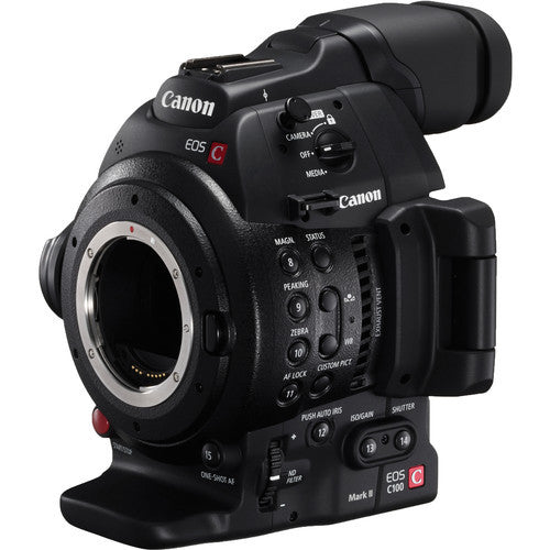 Canon EOS C100 Mark II Dual Pixel AF Triple Lens Kit (16-35mm f2.8L, 24-70mm f2.8L, 70-200mm f2.8L), video cinema cameras, Canon - Pictureline  - 3