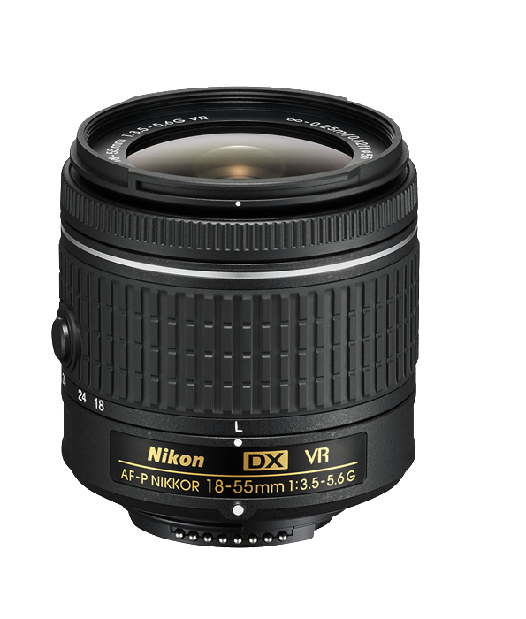 Nikon 18-55mm f/3.5-5.6 G AF-P DX VR Nikkor Lens, lenses slr lenses, Nikon - Pictureline  - 1