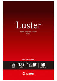 Canon LU-101 Photo Paper Pro Luster 13x19" - 50 Sheets, papers sheet paper, Canon - Pictureline 