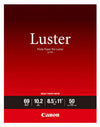 Canon LU-101 Photo Paper Pro Luster 8.5x11” (50)