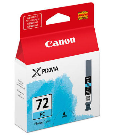 Canon LUCIA PGI-72 Photo Cyan Ink (Pro-10), printers ink small format, Canon - Pictureline 