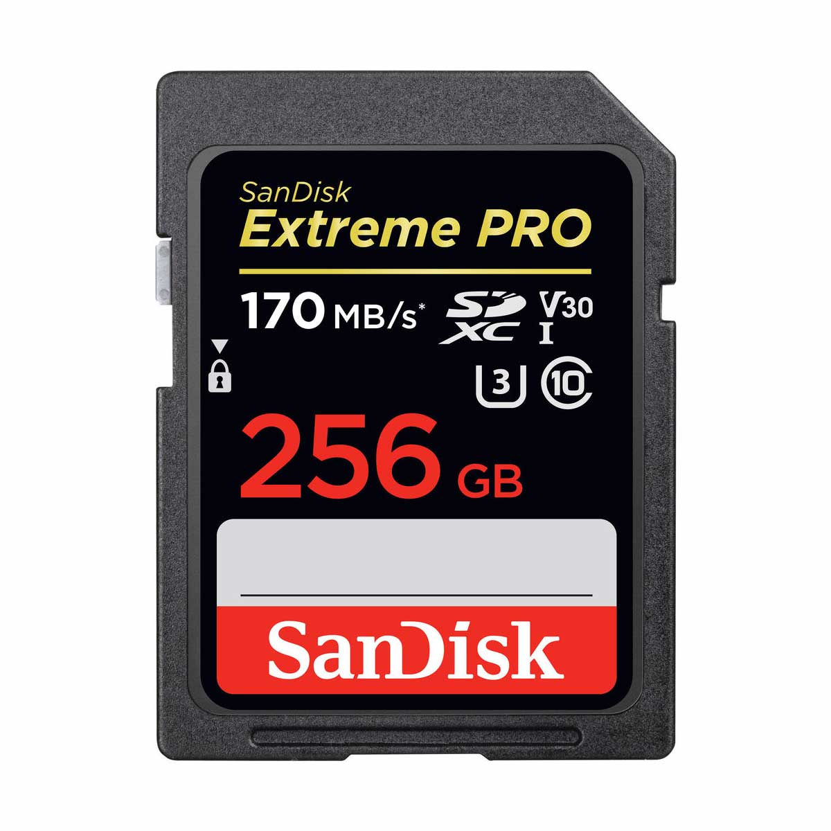 SanDisk 256GB Extreme PRO UHS-I SDXC Memory Card 170 MB/s