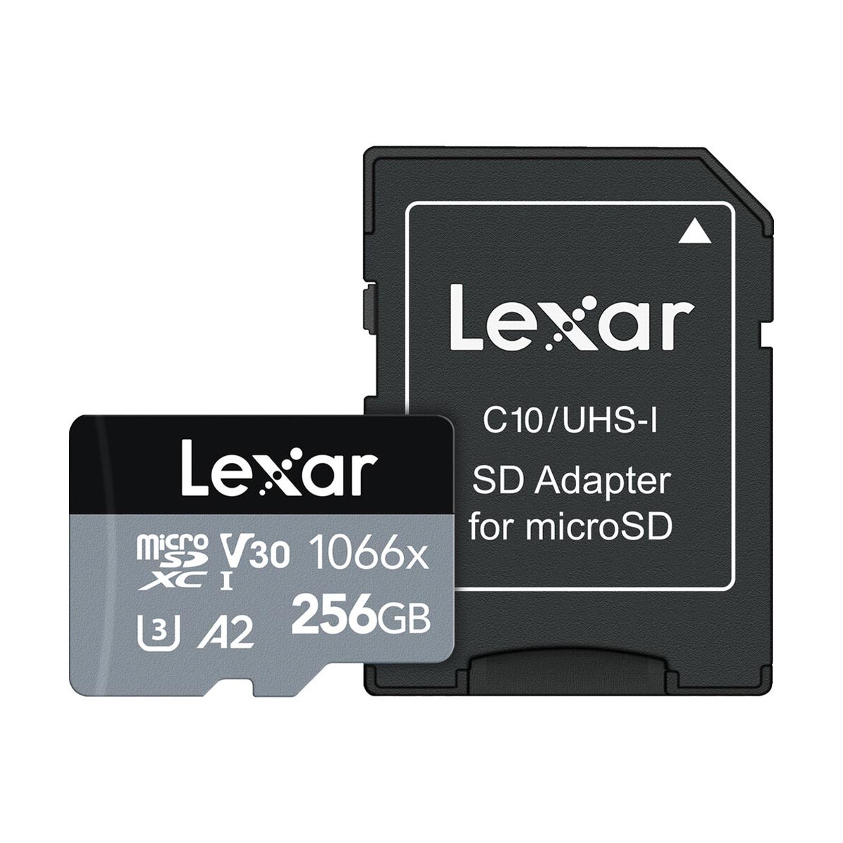 Lexar 256GB Professional 1066x UHS-I microSDXC (V30) Memory Card with SD Adapter