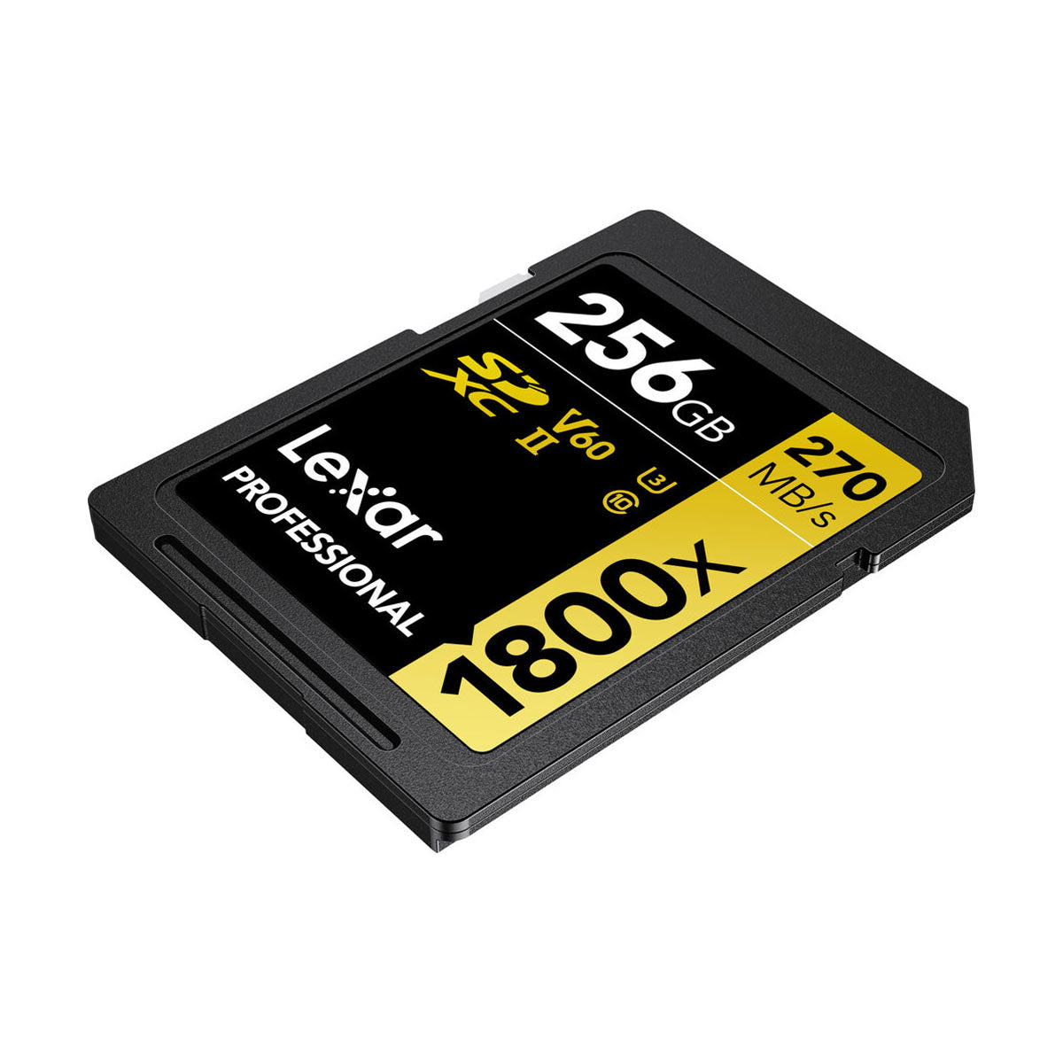 Lexar 256GB Professional 1800x UHS-II V60 SDXC Memory Card (2-Pack)