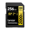 Lexar 256GB Professional 2000x UHS-II V90 SDXC Memory Card