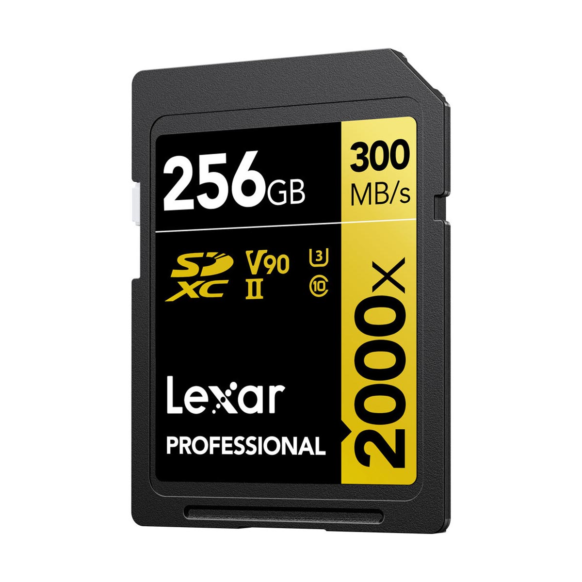 Lexar 256GB Professional 2000x UHS-II SDXC (V90) Memory Card