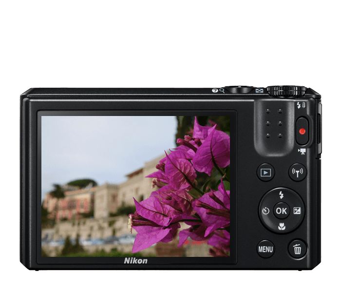 Nikon Coolpix S7000 Digital Camera Black, camera point & shoot cameras, Nikon - Pictureline  - 4
