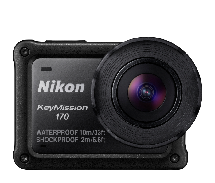 Nikon KeyMission 170 (Black), video action cameras, Nikon - Pictureline  - 1