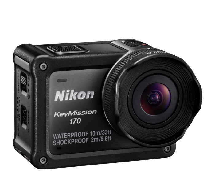 Nikon KeyMission 170 (Black), video action cameras, Nikon - Pictureline  - 3