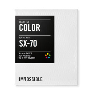 Impossible Color Film for Polaroid SX-70 Cameras, camera film, Impossible Films - Pictureline 