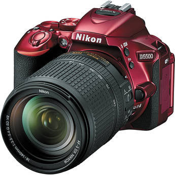 Nikon D5500 DX Digital SLR w/ 18-140mm DX f3.5-5.6 VR Lens Red, discontinued, Nikon - Pictureline  - 4
