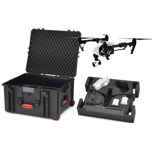 HPRC 2730 WINS Wheeled Hard Case + Foam for DJI Inspire, video drone accessories, HPRC - Pictureline  - 2