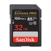 SanDisk 32GB Extreme PRO UHS-I SDHC (V30) Memory Card 100 MB/s