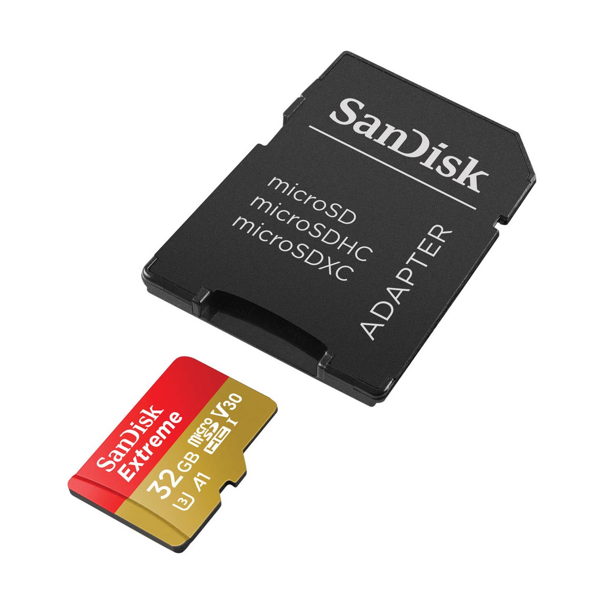 SanDisk 32GB Extreme UHS-I microSDHC Memory Card with SD Adapter