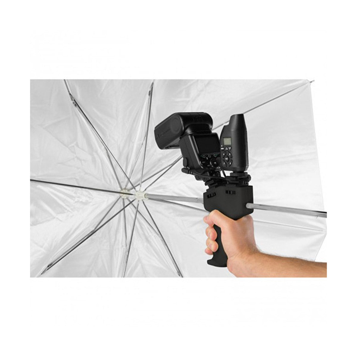 Westcott 43" Soft Silver Bounce Collapsible Umbrella