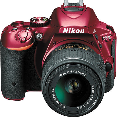Nikon D5500 DX Digital SLR Camera w/ 18-55mm DX VR II Lens Red, discontinued, Nikon - Pictureline  - 2