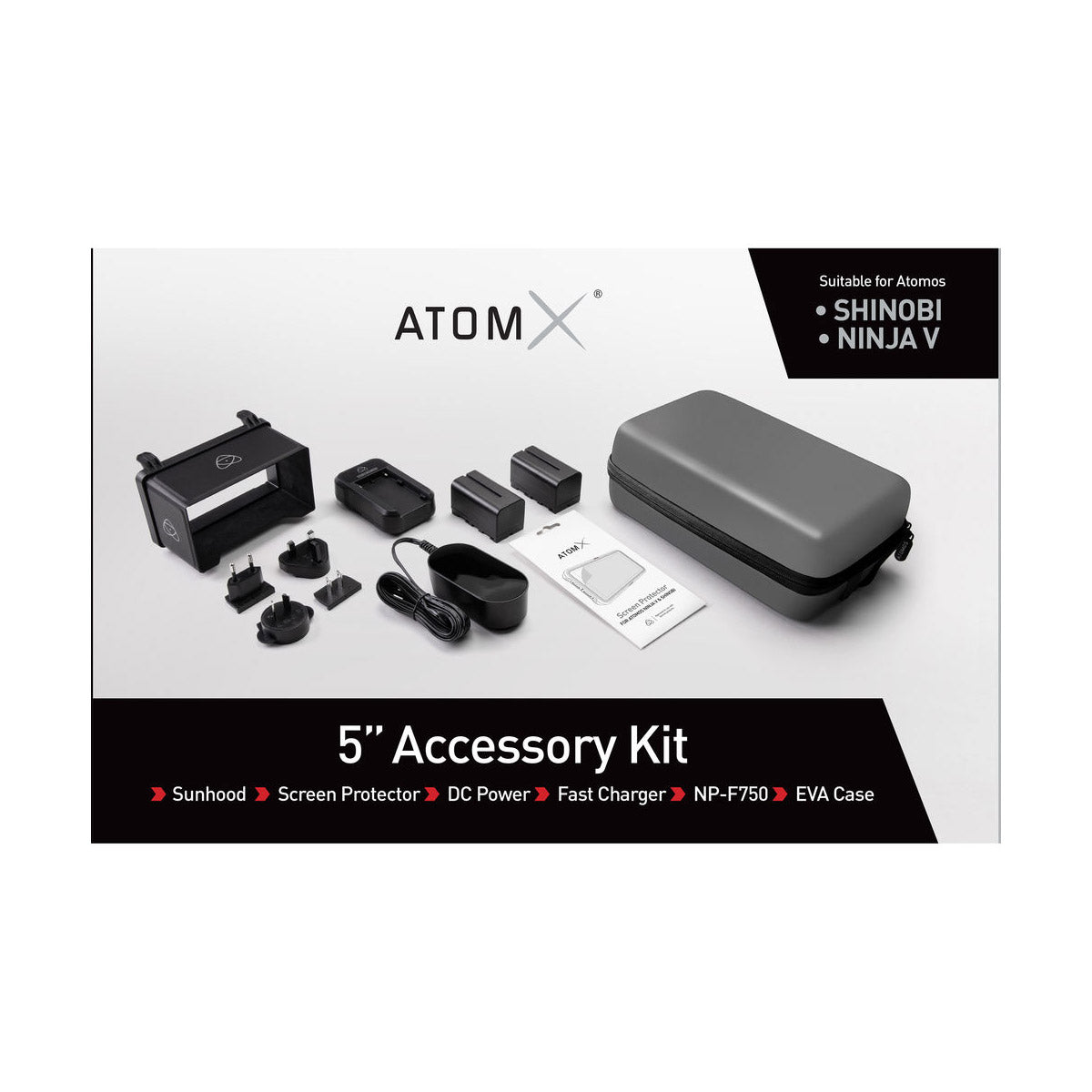 Atomos 5" Accessory Kit for Shinobi, Shinobi SDI, Ninja V Monitors