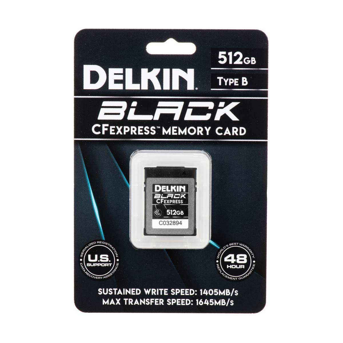 Delkin Black 512GB CFexpress Type B Memory Card