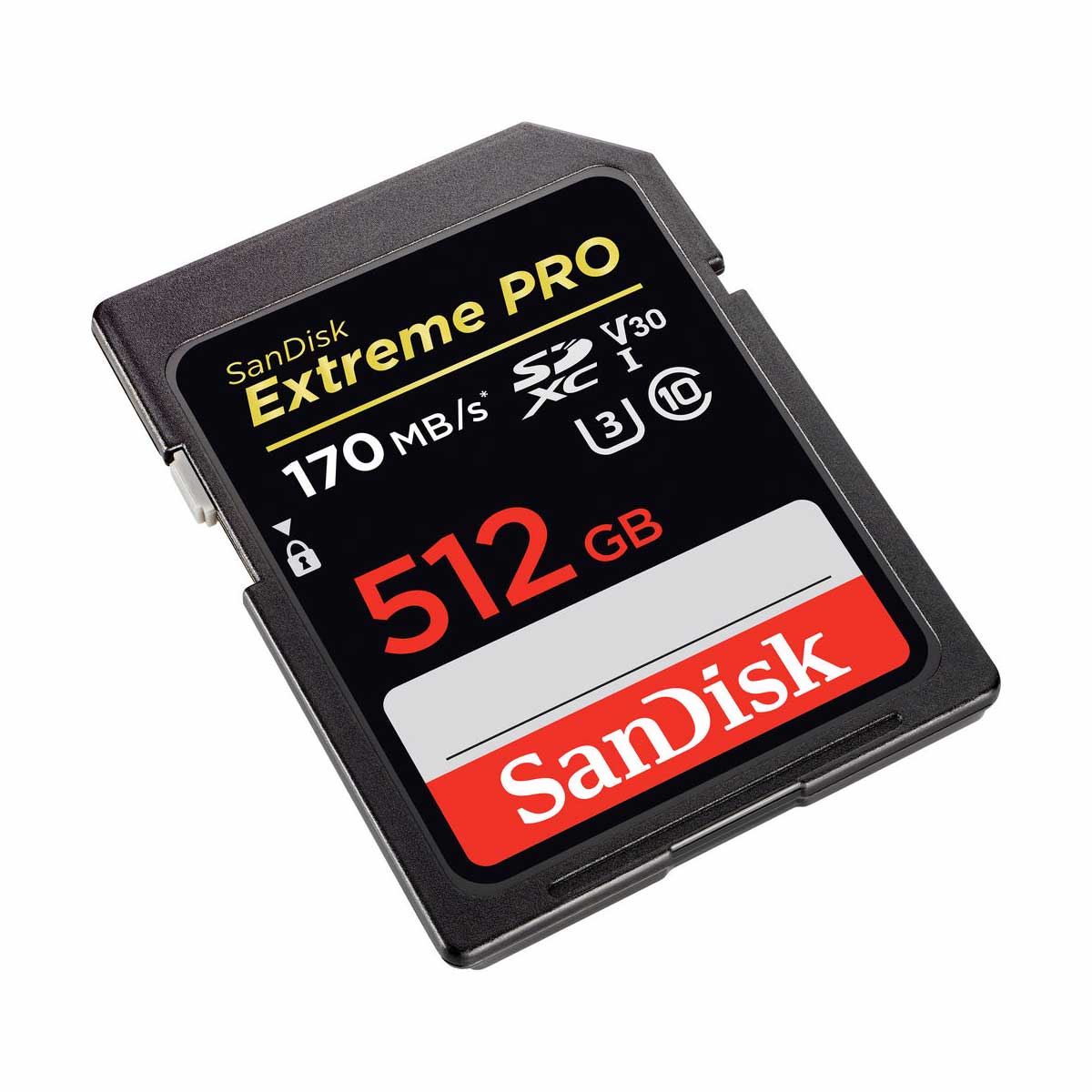SanDisk 512GB Extreme PRO UHS-I SDXC Memory Card 170 MB/s