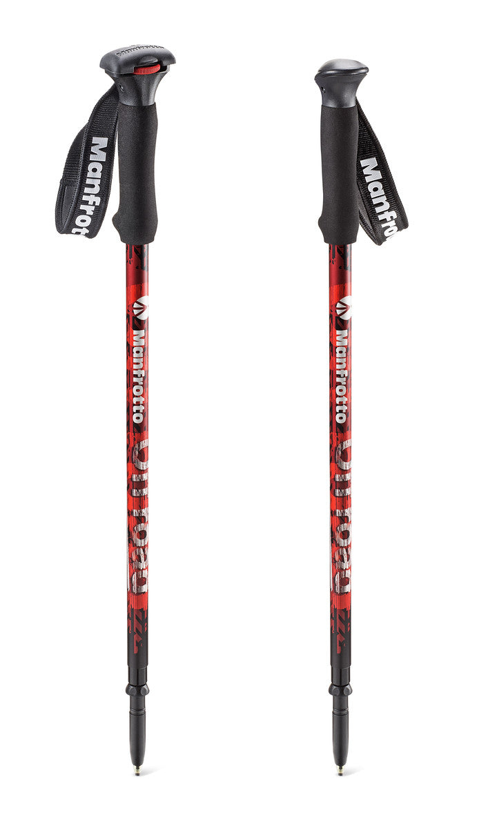 Manfrotto MMOFFROADR Red Walking Sticks -, tripods photo monopods, Manfrotto - Pictureline  - 1