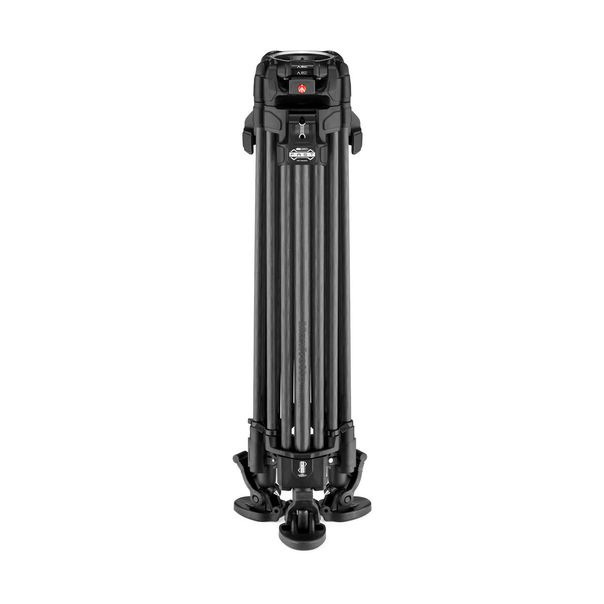Manfrotto MVK612TWINFCUS Kit with Nitrotech 612 Fluid Head and 645 Fast Twin Leg Carbon Fiber Tripod & Bag