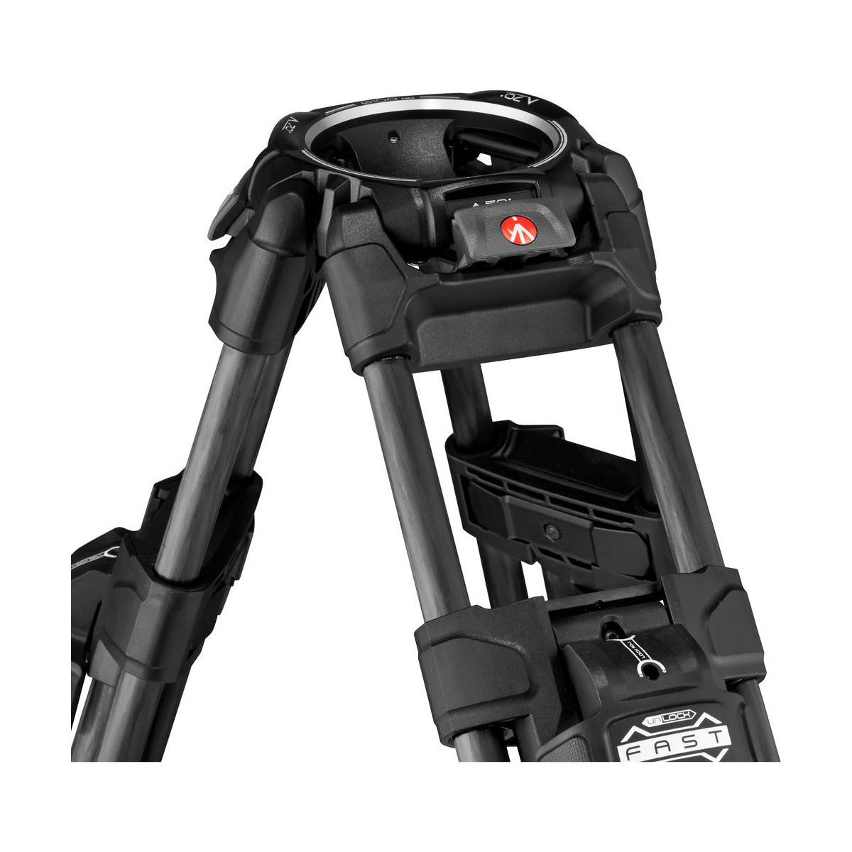 Manfrotto MVK608TWINFCUS Kit with Nitrotech 608 Fluid Head and 645 Fast Twin Leg Carbon Fiber Tripod & Bag