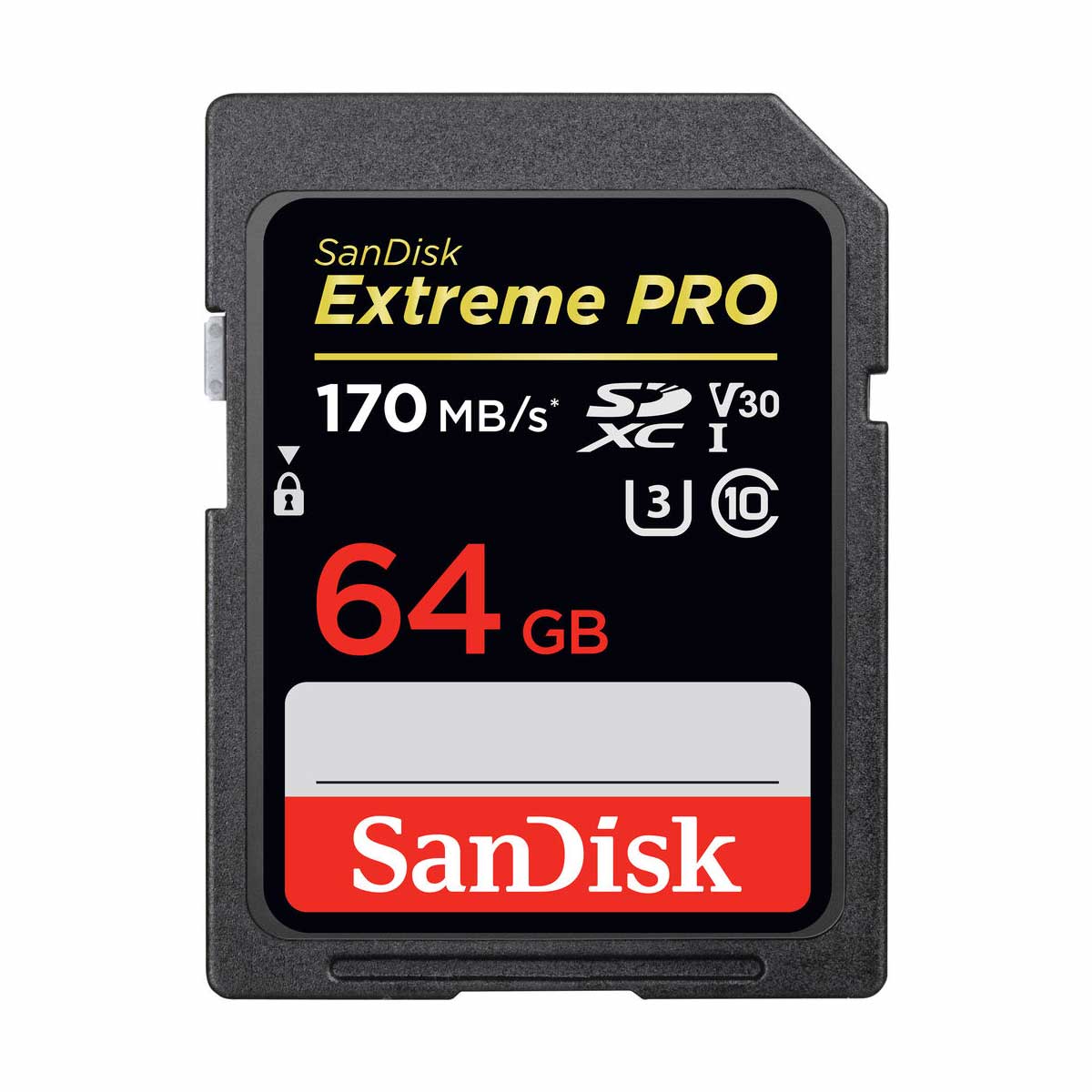 SanDisk 64GB Extreme PRO UHS-I SDXC Memory Card 170 MB/s