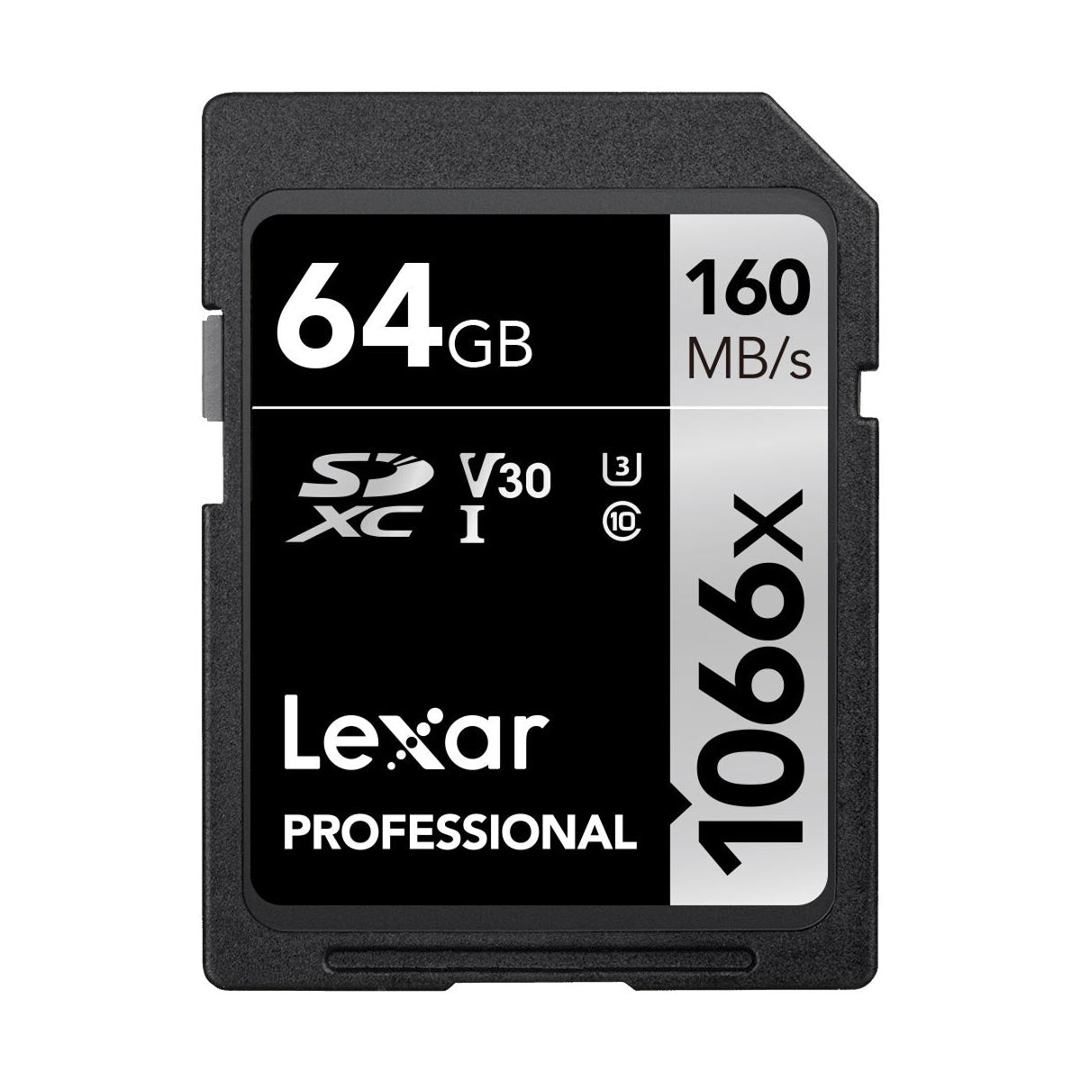Lexar 64GB Professional 1066x UHS-I V30 SDXC Memory Card