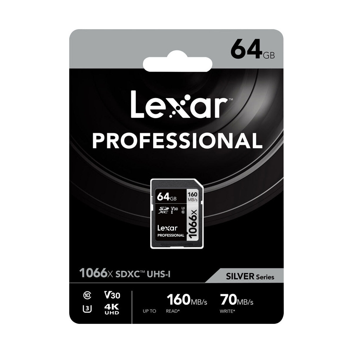 Lexar 64GB Professional 1066x UHS-I SDXC (V30) Memory Card