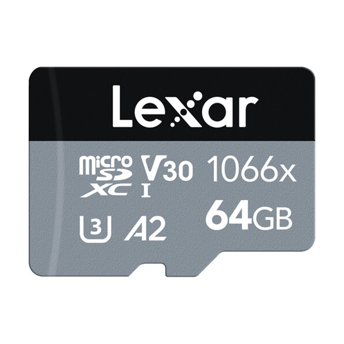 Lexar 64GB Professional 1066x UHS-I microSDXC Memory Card with SD Adapter