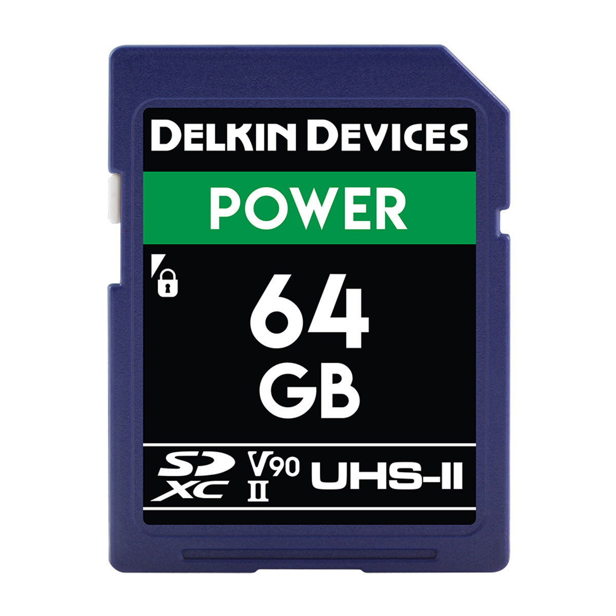 Delkin 64GB Power UHS-II SDXC (V90) Memory Card