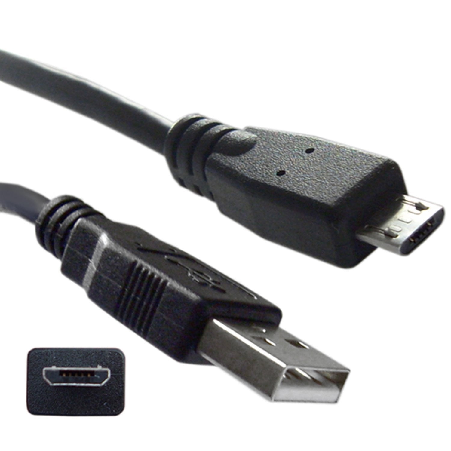 Universal USB 2.0 Type A to Micro B Male 6ft., computers cables & adapters, Universal Systems - Pictureline  - 2