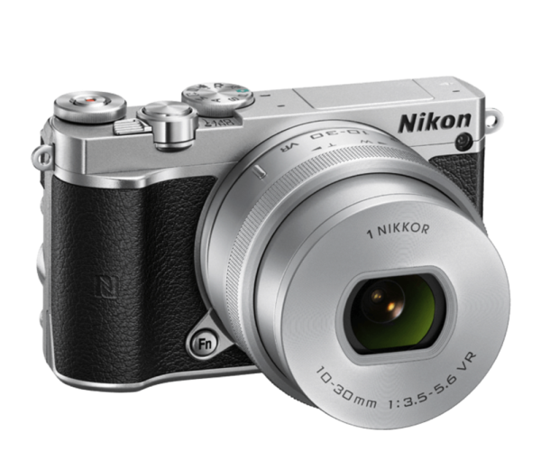 Nikon 1 J5 Digital Camera with 10-30mm Lens Silver, camera mirrorless cameras, Nikon - Pictureline  - 2