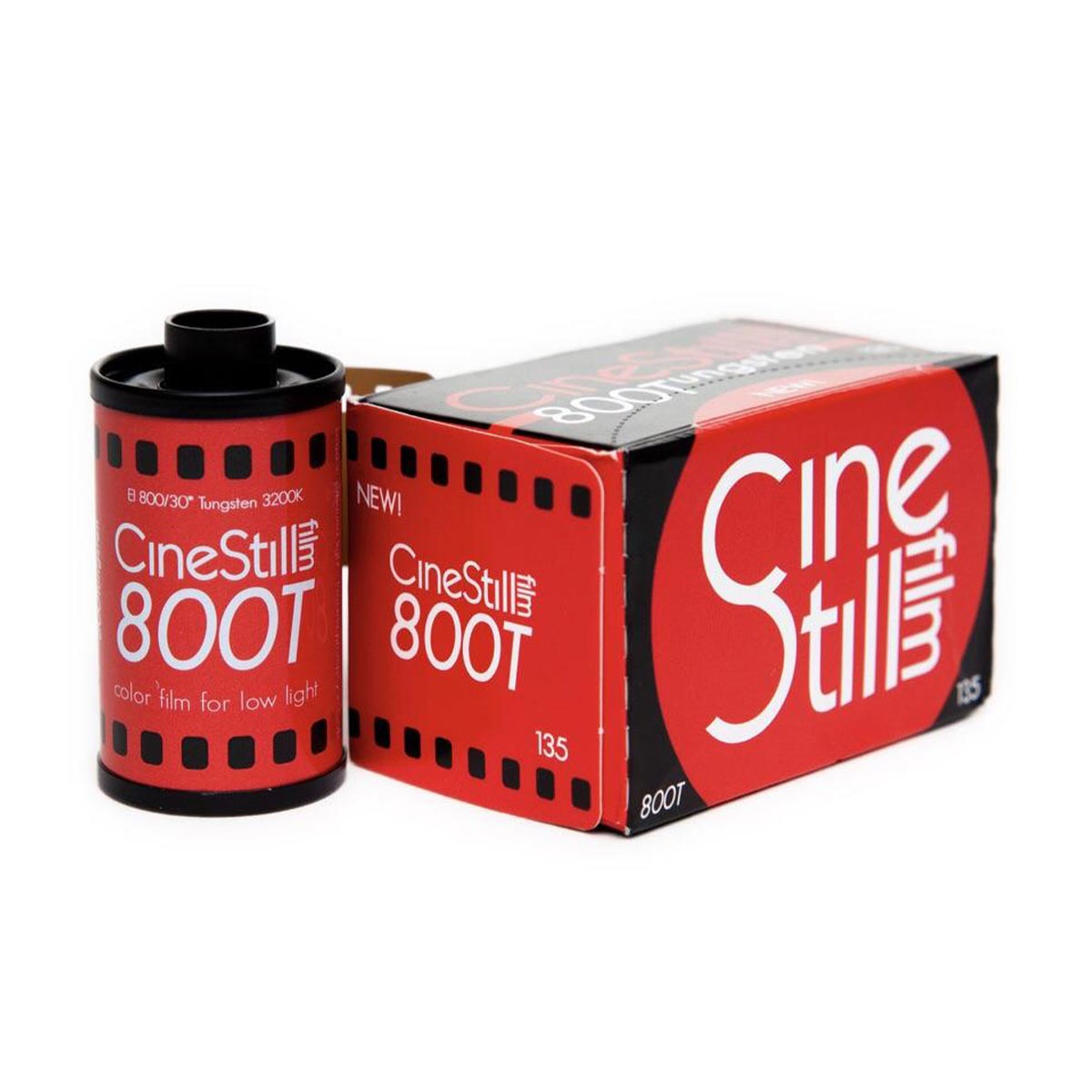CineStill 800Tungsten 135-36 Color Neg. Film (One Roll)