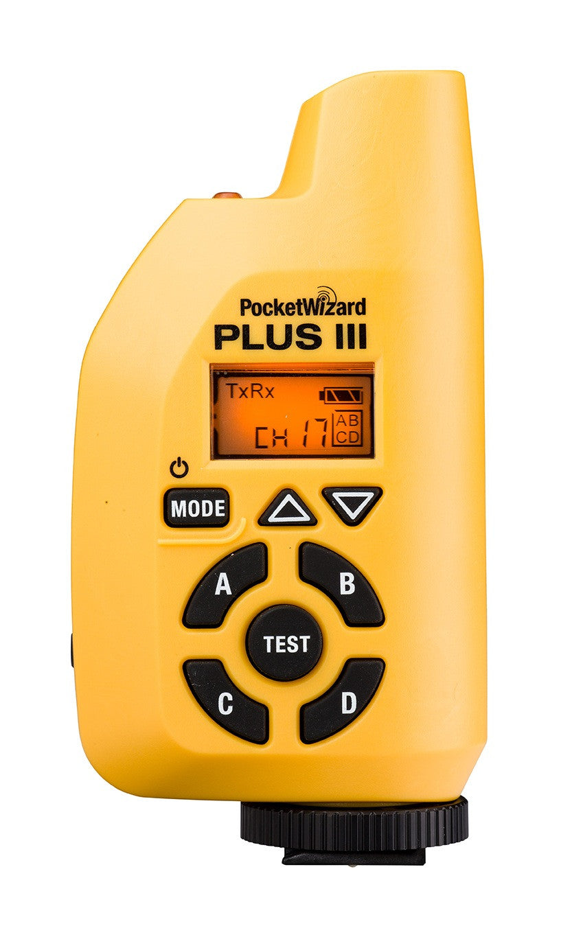 Pocket Wizard Plus III Transceiver - Yellow, discontinued, Pocket Wizard - Pictureline 