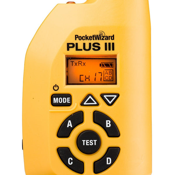 Pocket Wizard Plus III Transceiver - Yellow