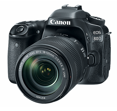 Canon EOS 80D DSLR Camera with 18-135mm IS USM Lens, camera dslr cameras, Canon - Pictureline  - 1