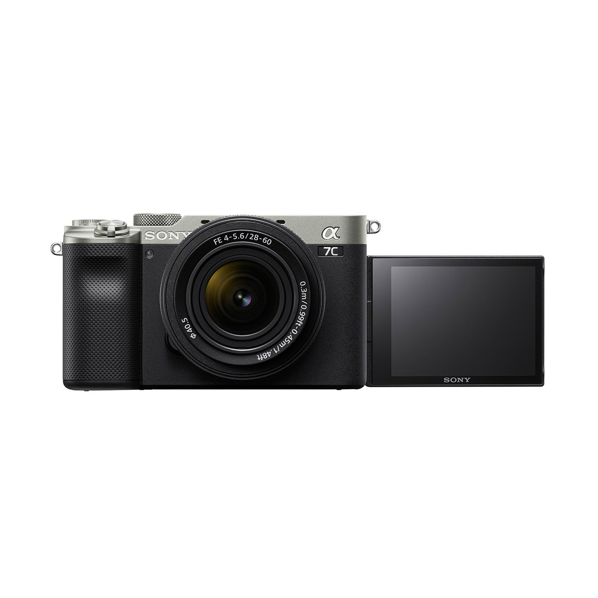 Sony Alpha a7C Full Frame Mirrorless Camera with FE 28-60mm f/4-5.6 Lens (Silver)