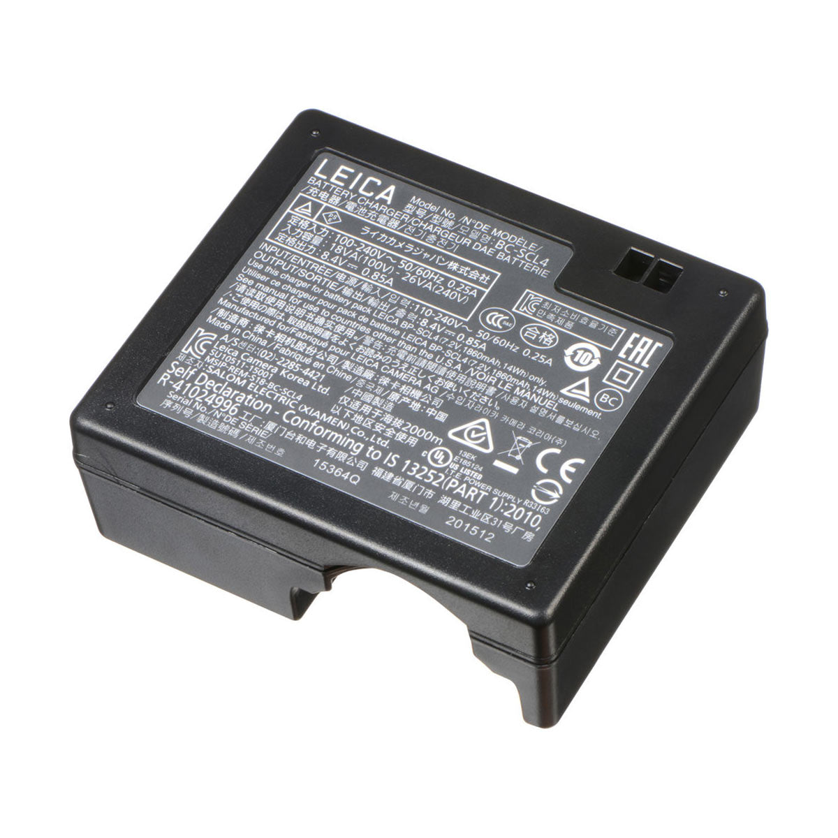 Leica BC-SCL4 Battery Charger (SL, SL2, SL2-S, SL3, Q2, Q3) Leica BC-SCL4 Battery Charger (SL, SL2, SL2-S, SL3, Q2, Q3)