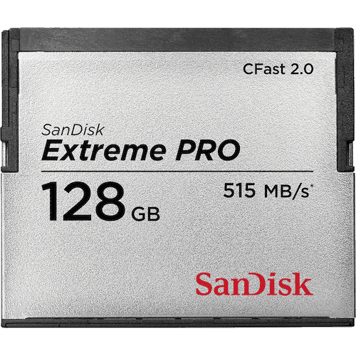 SanDisk Extreme Pro 128GB CFast 2.0 Memory Card, camera memory cards, SanDisk - Pictureline 