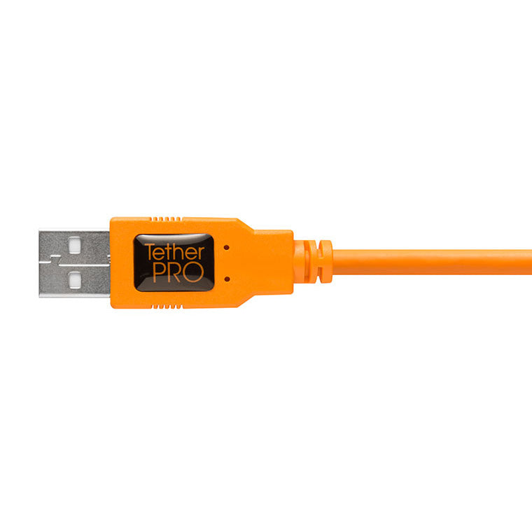 Tether Tools TetherPro USB 2.0 to USB Female Active Extension, 16' (5m), ORG