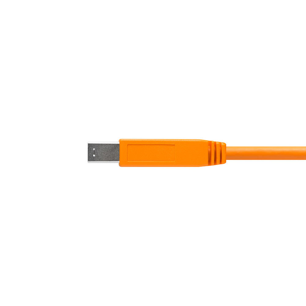 Tether Tools TetherPro USB 3.0 to Male B, 15’ (4.6m), ORG