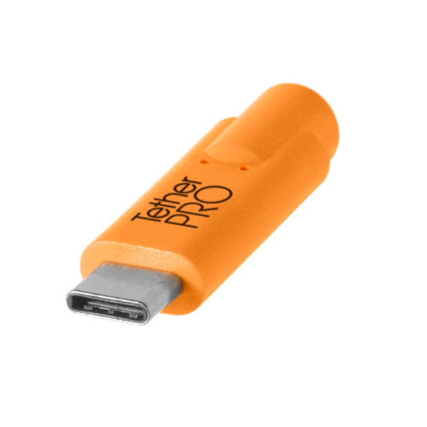 Tether Tools TetherPro USB-C to USB-C, 15’ (4.6m) ORG