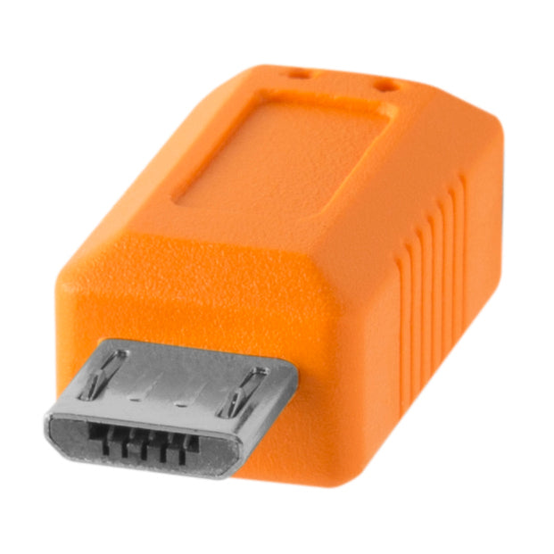 Tether Tools TetherPro USB-C to 2.0 Micro-B 5-Pin, 15’ (4.6m) ORG