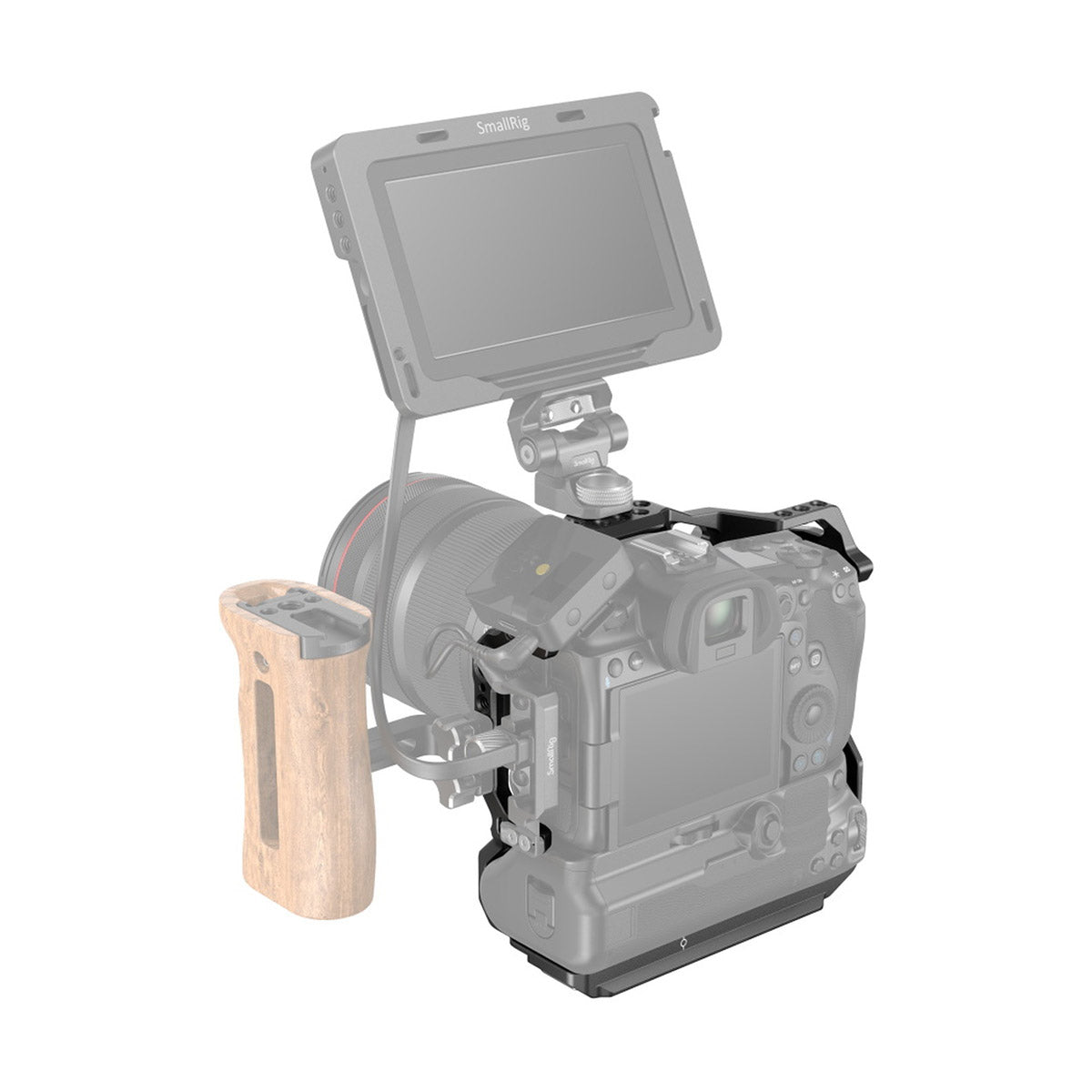 SmallRig Camera Cage for Canon EOS R6/R5/R5C with BG-R10 Grip