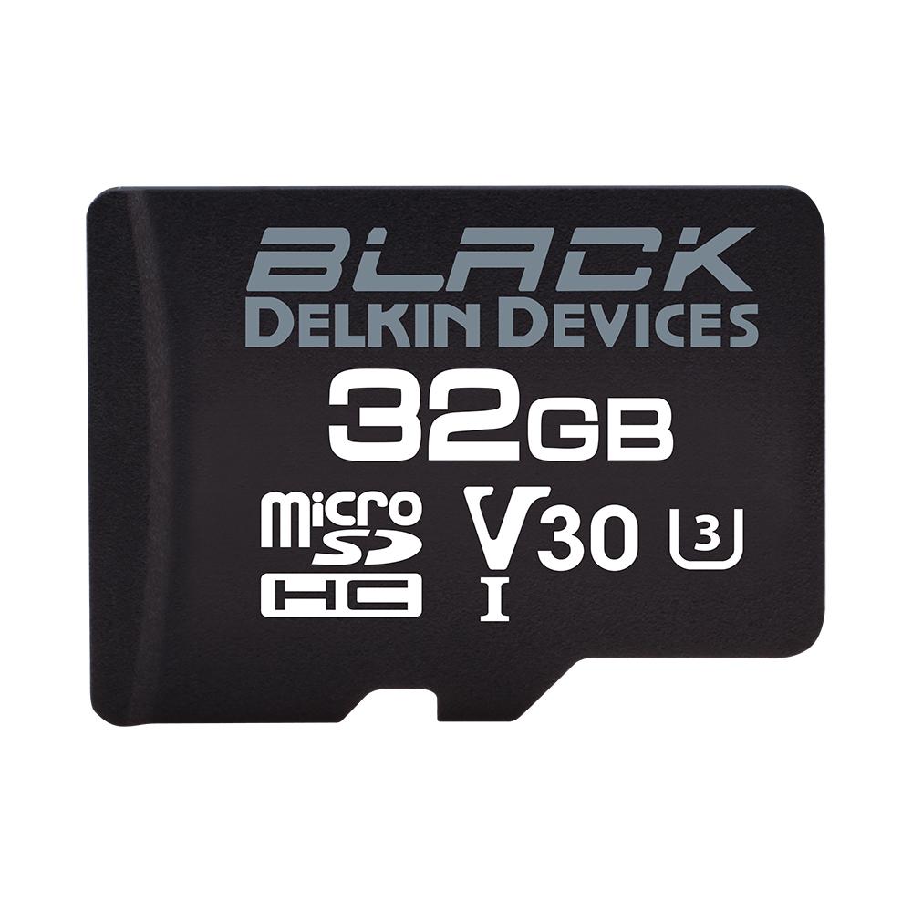 Delkin 32GB microSDHC Black Memory Card
