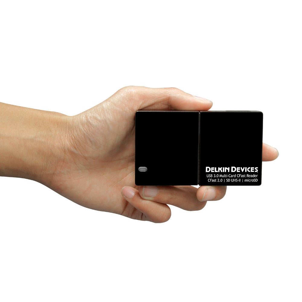 Delkin USB 3.0 CFast 2.0, SD UHS-II & microSD Reader
