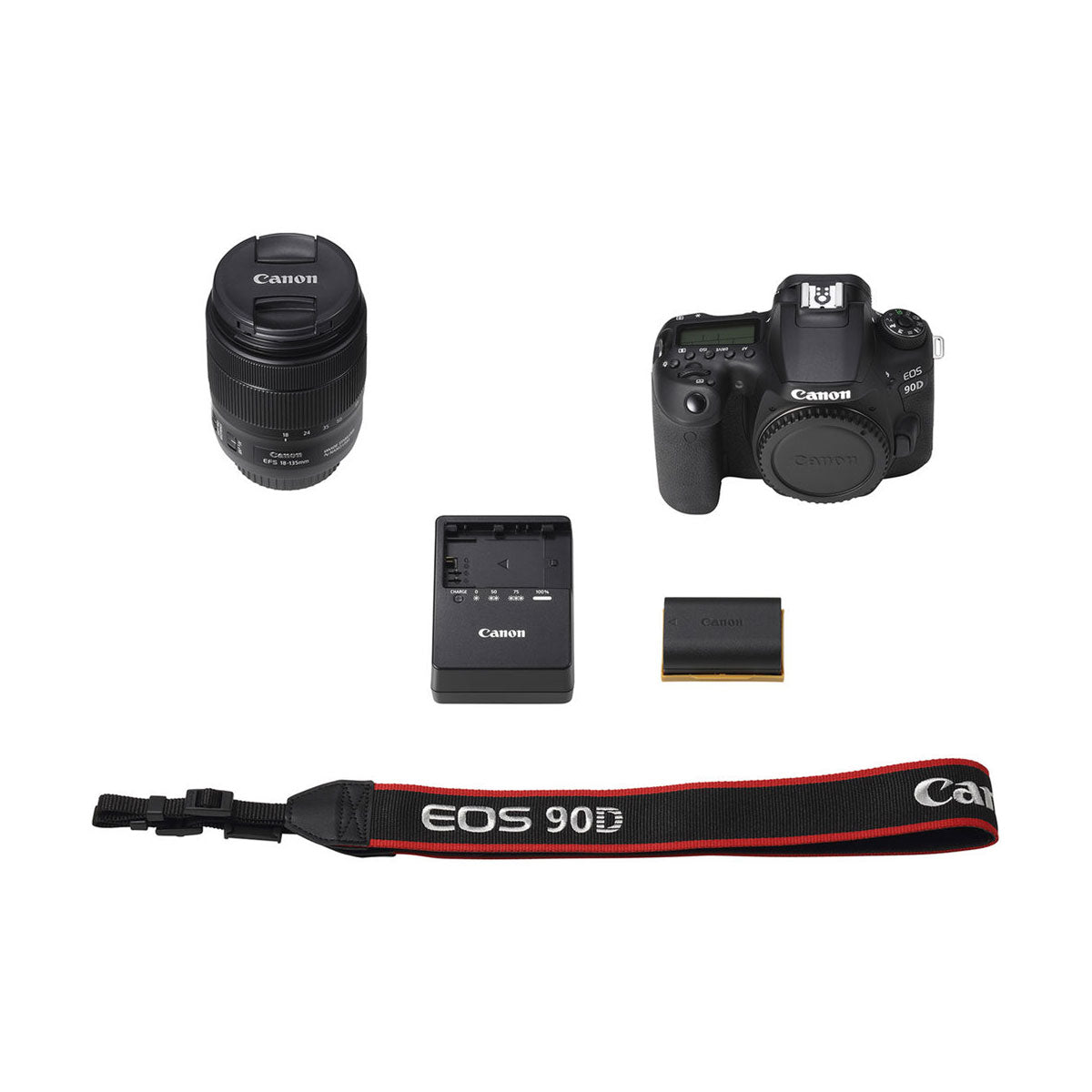 Canon EOS 90D DSLR Camera with 18-135mm IS USM Lens